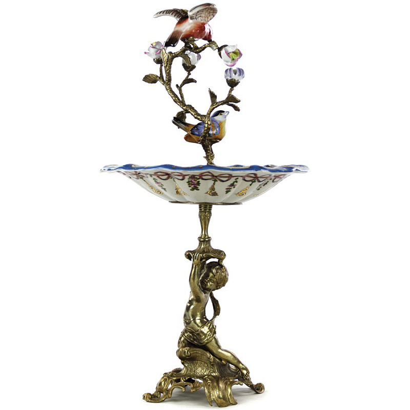 Чаша Putti Holds Cup II Мульти Бронза Чаша Putti Holds Cup II Мульти Бронза в Твери | Loft Concept