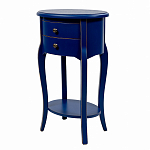 Синяя тумба на фигурных ножках Shelby варинант исполнения - 2 | Loft Concept в Твери