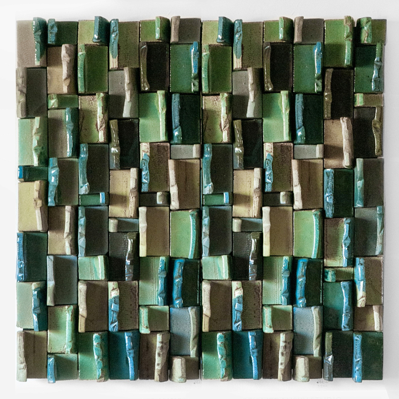 Абстрактное Объемное Панно Travers Green Зеленый в Твери | Loft Concept 