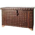 Большой Этнический сундук с металлическим декором  варинант исполнения - 3 | Loft Concept в Твери