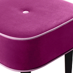 Квадратный мягкий пуф на черных ножках Winton Pouf Square варинант исполнения - 18 | Loft Concept в Твери