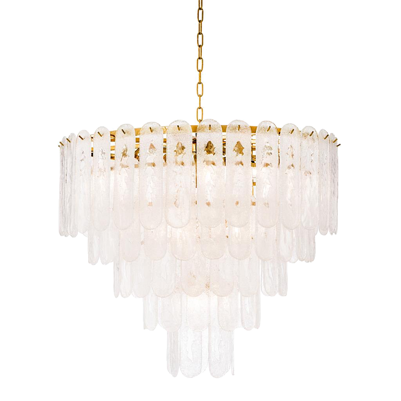Люстра Chandelier Riveria Золотой Прозрачный Люстра Chandelier Riveria Золотой Прозрачный в Твери | Loft Concept
