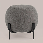 Пуф в ткани букле темно-серого цвета Pikelet варинант исполнения - 2 | Loft Concept в Твери