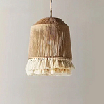 Люстра круглая плетеная с кисточками Small Solar Glow варинант исполнения - 3 | Loft Concept в Твери