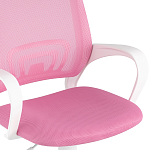 Офисное кресло с основанием из белого пластика Desk chairs Pink варинант исполнения - 6 | Loft Concept в Твери
