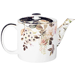 Чайный сервиз из фарфора с цветочным принтом на 6 персон 14 предметов Garden Whisper Porcelain Set  варинант исполнения - 1 | Loft Concept в Твери