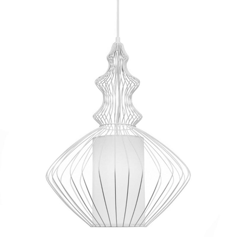 Подвесной светильник Wire Dream Pendant 2 Белый Белый Подвесной светильник Wire Dream Pendant 2 Белый Белый в Твери | Loft Concept