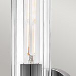 Бра для ванных комнат с прозрачным цилиндрическим плафоном на круглом основании Hinkley варинант исполнения - 10 | Loft Concept в Твери