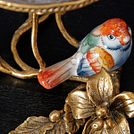 Чаша на ножке из стекла с бронзовыми элементами Bronze Branch варинант исполнения - 2 | Loft Concept в Твери