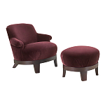 Премиальное Кресло с пуфом Turin варинант исполнения - 1 | Loft Concept в Твери