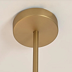 Люстра CANELLE Linear Chandelier 12 Modern Brass варинант исполнения - 4 | Loft Concept в Твери