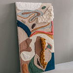 Тканый вручную текстильный гобелен Orchid варинант исполнения - 2 | Loft Concept в Твери