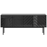 Длинная тумба с зеркальным декором Serena варинант исполнения - 3 | Loft Concept в Твери