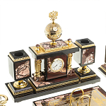 Настольный письменный набор из яшмы Manager Organizer варинант исполнения - 5 | Loft Concept в Твери