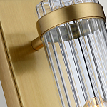 Бра вертикальное с рифленым стеклянным плафоном и прямоугольным основанием Quintiesse варинант исполнения - 4 | Loft Concept в Твери