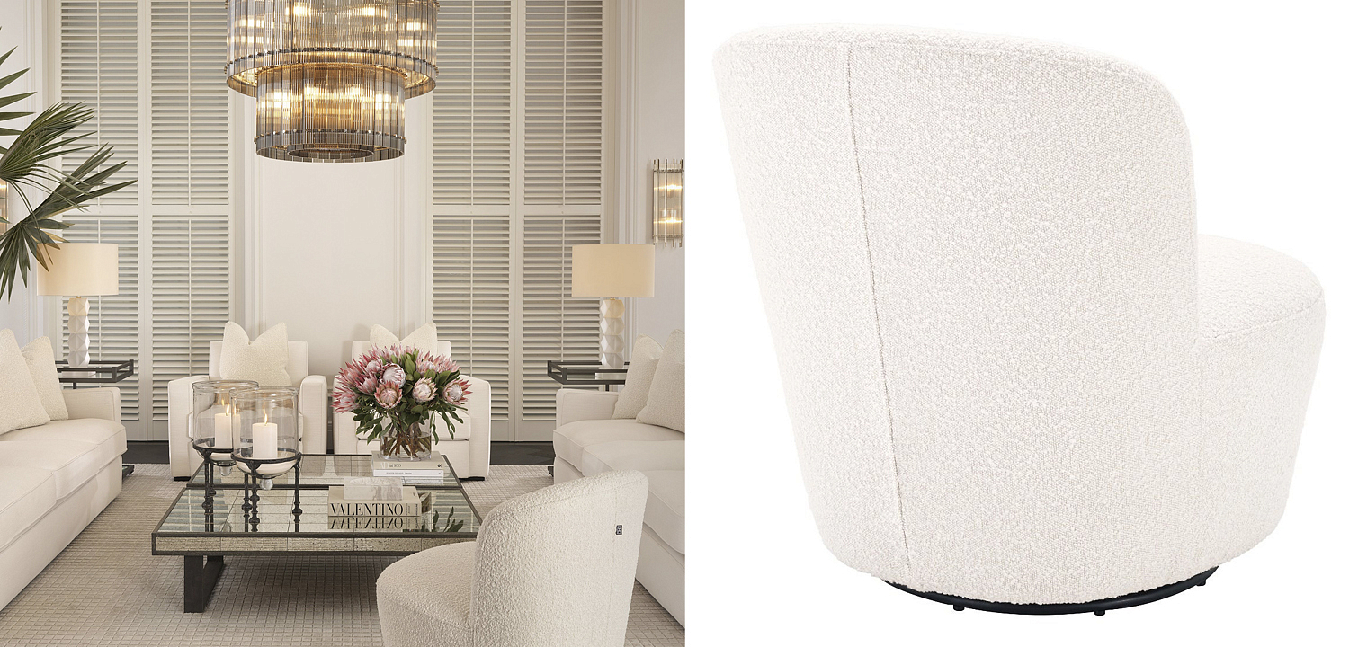 Кресло Eichholtz Swivel Chair Doria Кресло Eichholtz Swivel Chair Doria - Loft-Concept в Твери