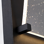 Настенный фонарь уличный прямоугольный черного цвета со стеклом с пузырьками Eurofase варинант исполнения - 3 | Loft Concept в Твери