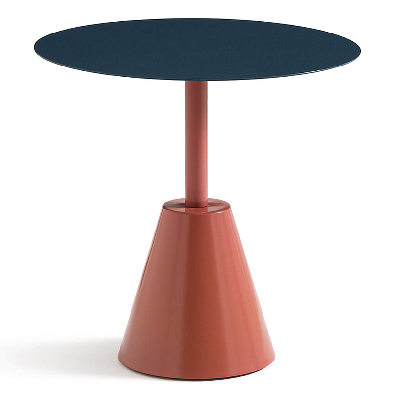 Стол для сада из стали Round Steel Синий Серый Терракотовый Стол для сада из стали Round Steel Синий Серый Терракотовый в Твери | Loft Concept