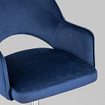 Кресло для компьютерного стола Veloury Blue варинант исполнения - 7 | Loft Concept в Твери