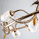 Люстра с хрустальными плафонами и декором Alvere Crystal Chandelier варинант исполнения - 4 | Loft Concept в Твери