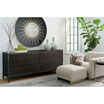 Настенное круглое зеркало Romilly Round Mirror Black варинант исполнения - 2 | Loft Concept в Твери