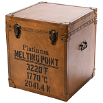 Сундук кожаный в винтажном стиле Brown Leather Chest варинант исполнения - 1 | Loft Concept в Твери