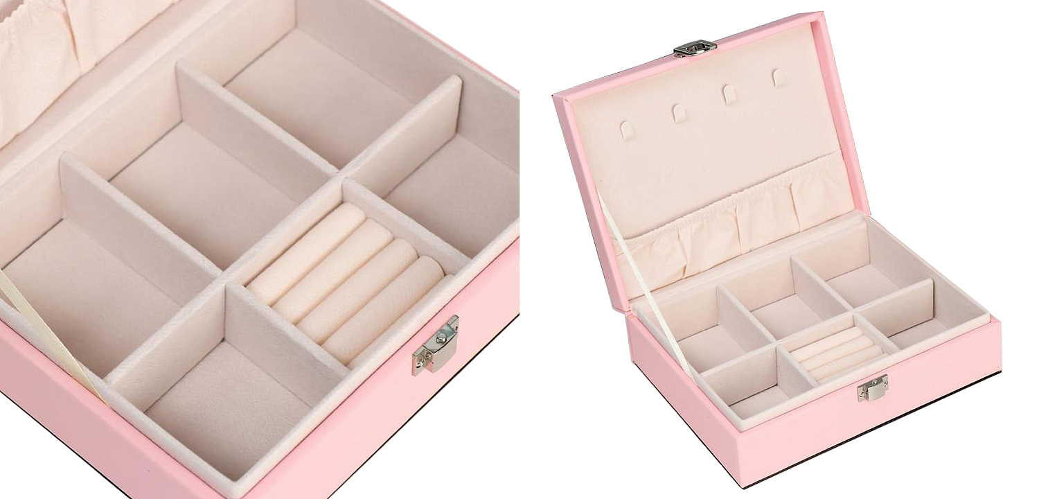 Шкатулка Varda Jewerly Organizer Box pink Шкатулка Varda Jewerly Organizer Box pink - Loft-Concept в Твери