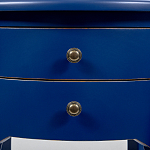 Синяя тумба на фигурных ножках Shelby варинант исполнения - 3 | Loft Concept в Твери