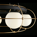 Люстра подвесная круглая с белыми плафонами Martin варинант исполнения - 4 | Loft Concept в Твери