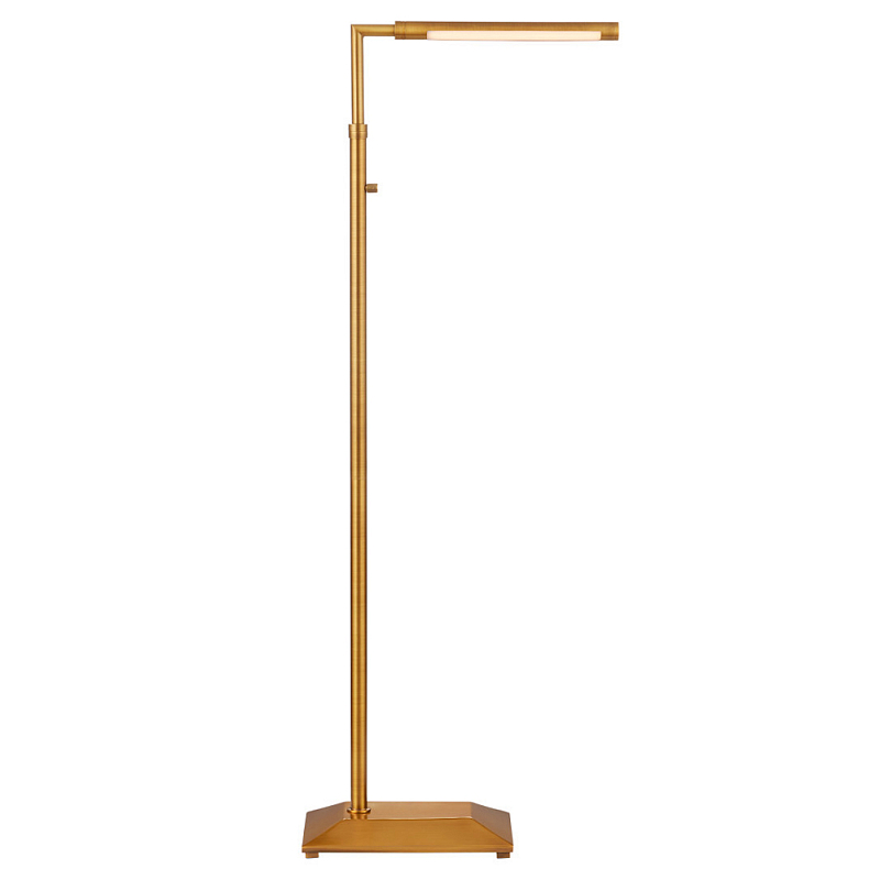 Торшер светодиодный поворотный Agile Floor Lamp Темная бронза Латунь Античная полированная Торшер светодиодный поворотный Agile Floor Lamp Темная бронза Латунь Античная полированная в Твери | Loft Concept
