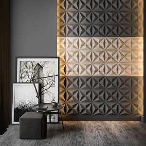 Гипсовая 3D панель с принтографией PM-101