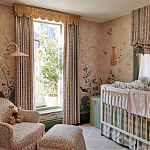 Обои ручная роспись Cecily pink варинант исполнения - 3 | Loft Concept в Твери