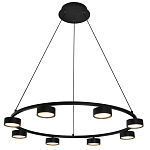 Люстра подвесная круглая черная Black Light Fixtures варинант исполнения - 1 | Loft Concept в Твери