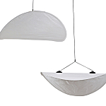 Подвесной светильник с белыми плафонами в форме облака Диаметр 60+60 см Cloud Junction варинант исполнения - 2 | Loft Concept в Твери