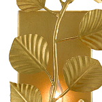 Бра золотого цвета с декором в виде ветки эвкалипта Eucalyptus Branches варинант исполнения - 1 | Loft Concept в Твери