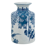 Ваза с мотивами цветущего сада с попугаями Vase Inspired by Nature варинант исполнения - 2 | Loft Concept в Твери