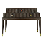 Премиальная Консоль с тремя ящиками Elsa Dreams Walnut варинант исполнения - 4 | Loft Concept в Твери