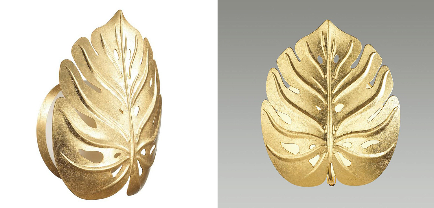 Бра Gold Monstera Leaf Бра Gold Monstera Leaf - Loft-Concept в Твери