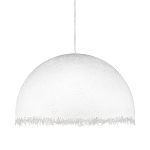 Подвесной светильник в форме купола белого цвета с ажурной бахромой Tactile Line варинант исполнения - 1 | Loft Concept в Твери