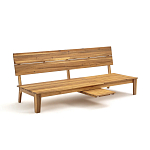 Садовый диван-трансофрмер Kate серый варинант исполнения - 2 | Loft Concept в Твери