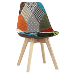 Стул с обивкой в стиле пэчворк Arvika варинант исполнения - 1 | Loft Concept в Твери