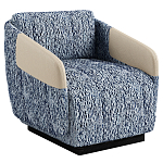 Дизайнерское Кресло William с кожаными подлокотниками  варинант исполнения - 1 | Loft Concept в Твери