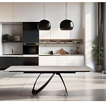 Стол обеденный раскладной керамический Natural Beauty Ceramics варинант исполнения - 5 | Loft Concept в Твери