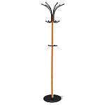 Вешалка с круглым основанием и черными металлическими крючками Industrial Metal Rust варинант исполнения - 1 | Loft Concept в Твери