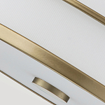 Потолочный светильник с белым матовым абажуром в металлическом каркасе Feiss варинант исполнения - 4 | Loft Concept в Твери