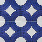 Дизайнерская плитка с узором Восьмерки варинант исполнения - 1 | Loft Concept в Твери