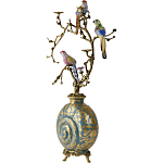 Бронзовый подсвечник Птичий рай Flora варинант исполнения - 4 | Loft Concept в Твери