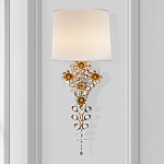 Бра с цветочным основанием и тканевым абажуром Tugella Flower Lamp варинант исполнения - 2 | Loft Concept в Твери