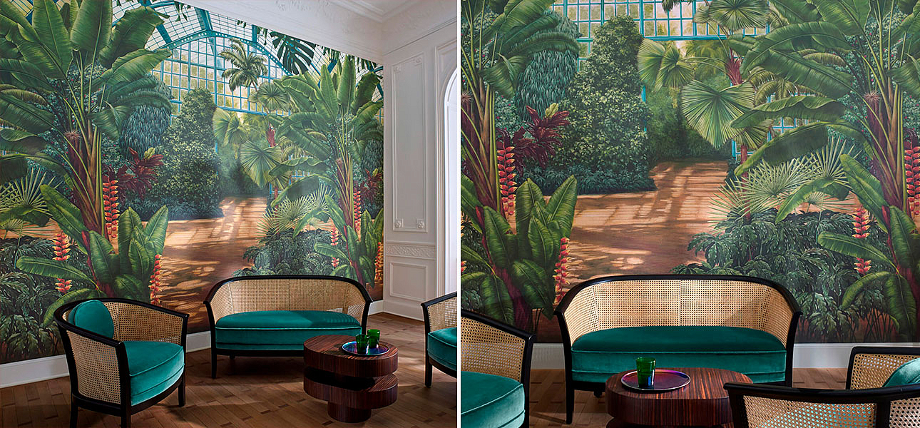 Обои ручная роспись La serre Palmeir - Loft-Concept в Твери