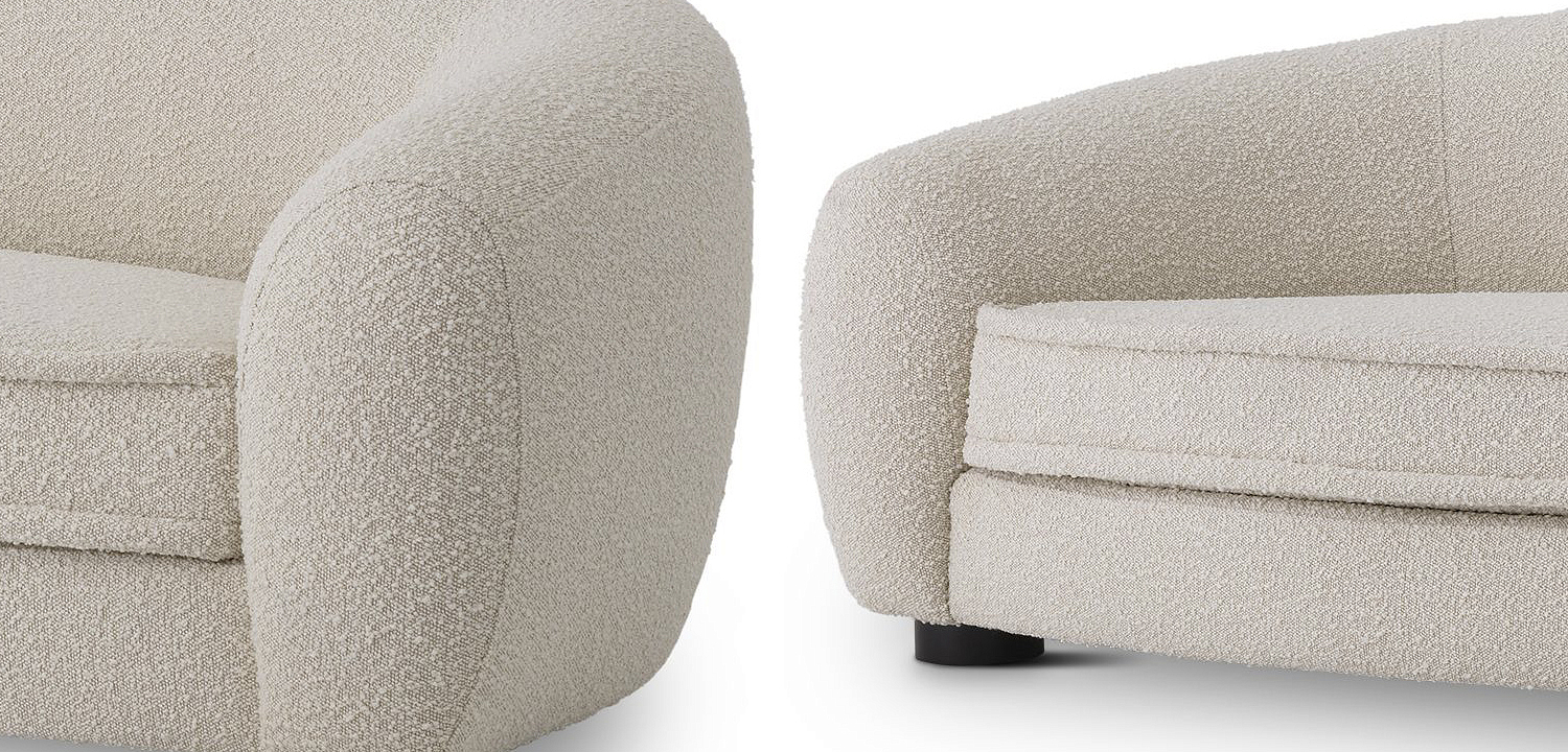 Диван Eichholtz Sofa Freud Boucle cream Диван Eichholtz Sofa Freud Boucle cream - Loft-Concept в Твери